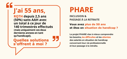 Projet PHARE inclusion et passage à la retraite